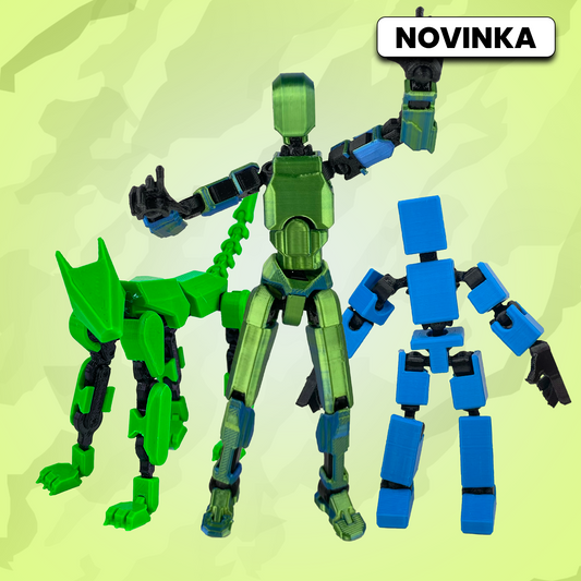 Mini Štěňátko Zelený + Mikro Modrý + Mini Zelený