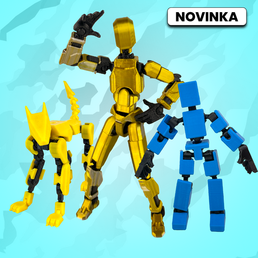 Mini Štěňátko ŽLUTÝ + Mikro Modrý + Mini ŽLUTÝ