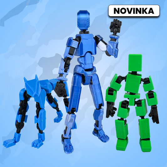 Mini Štěňátko Modrý + Mikro Zelený + Mini Modrý